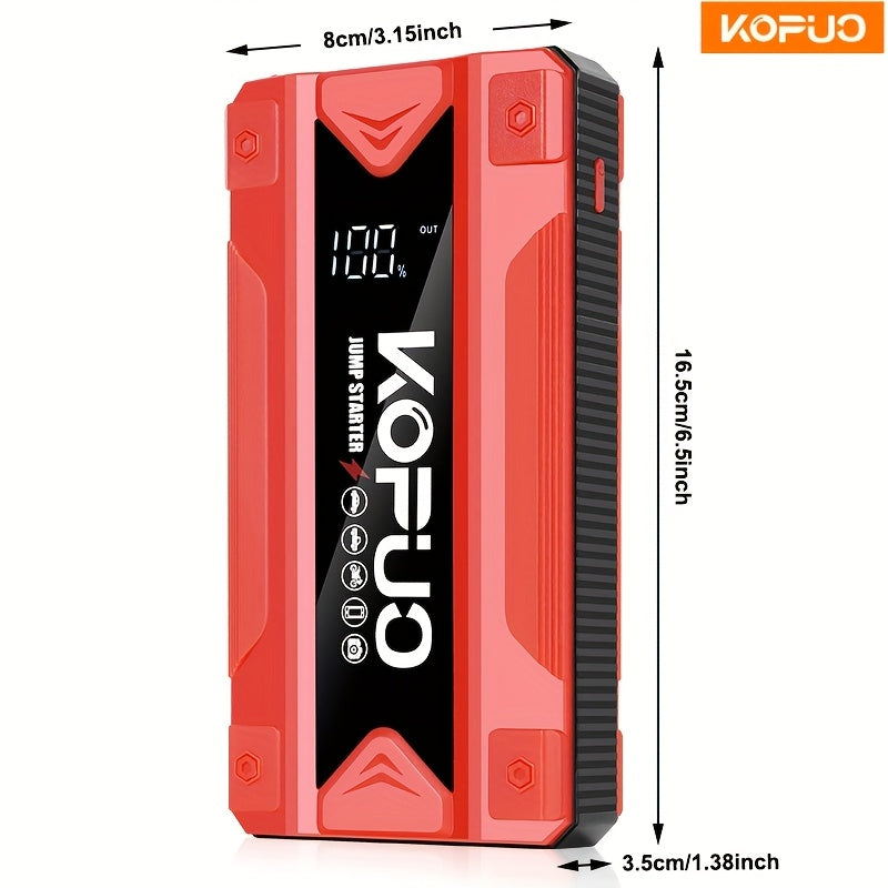 KOPUO 4000A Avviatore Portatile per Auto Strumento Professionale Batteria 12V