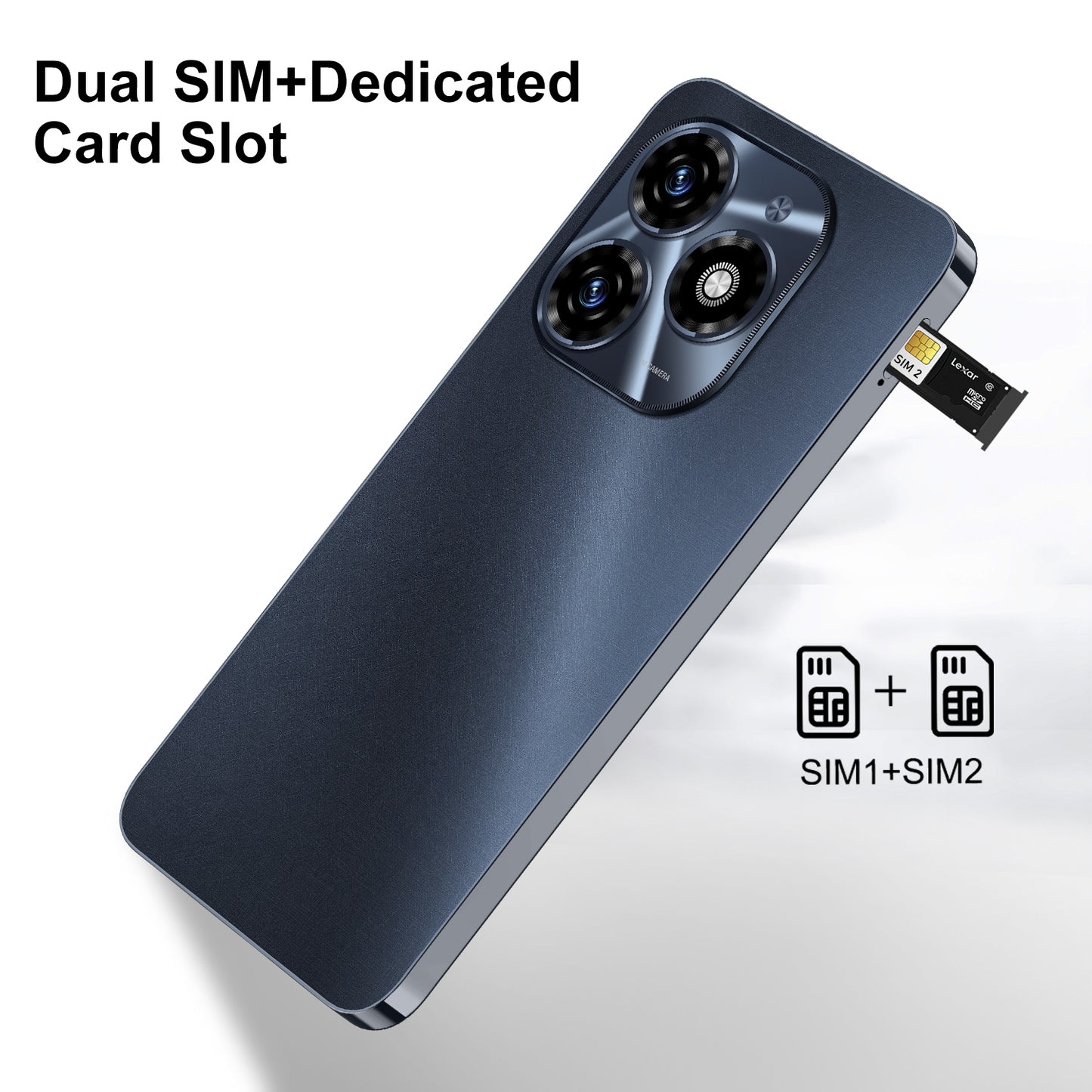 Android Smartphone 6.5-Inch HD Display, Dual SIM Cards, 2GB RAM, 16GB of Storage, Android 8.1, 3000Mah, 2MP And 5MP Camera