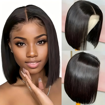 TIMOPOL Halloween Ready 5x1 Bob Lace Front Wig | 180% Plush Full Density & Baby-Soft Strands | Hyper-Real Natural Vibe | HD Invisible Transparent Lace | Stretchy Breathable Cap
