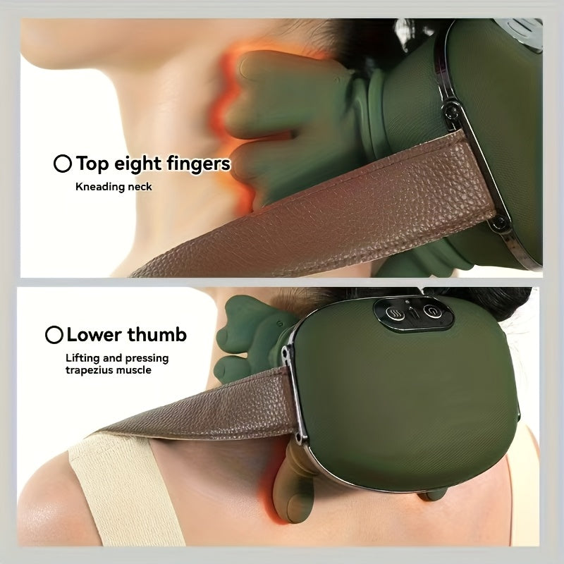 NIJ Portable Massager with USB- Operation, Battery & 3-Speed Settings - Full-Body Massager Suitable for, Back, Neck