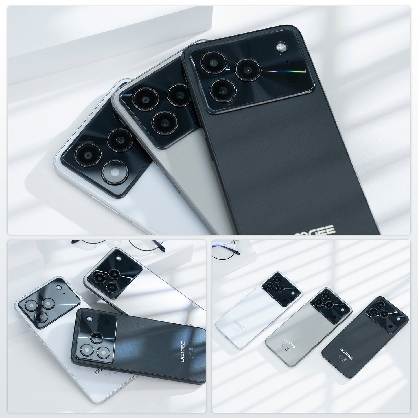 DOOGEE Note 56 Android 16 Smartphone, 6150Mah Battery, 8.45Mm Ultra-Thin + 6.56" HD + 90Hz, Octa Core, 24 GB(3+21)RAM + 64 GBROM 2TB TF, 4G Dual SIM, Face ID/GPS/OTG