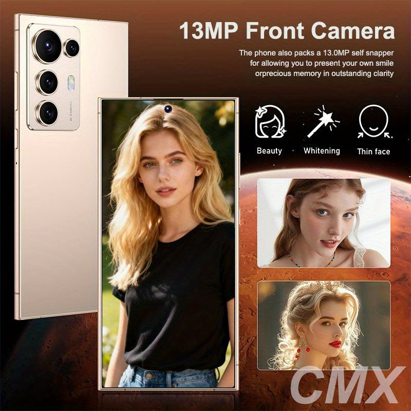 S25 Ultra 2025 14 Smartphone, 6.8" 8GB RAM + 256GB Storage, Sharp HD Front/Rear Cameras