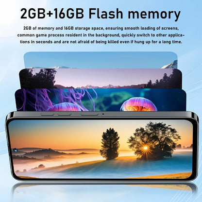 3G Android 8.1 Smartphone, 2GB RAM, 16GB Storage, 2MP+5MP Camera, 6.5-inch Touch Screen, Dual SIM Dual Standby, GPS