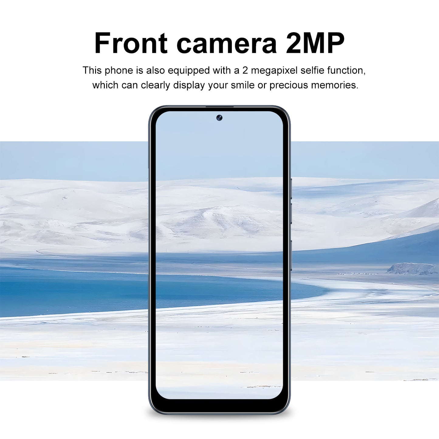 Android Smartphone 6.5-Inch HD Display, Dual SIM Cards, 2GB RAM, 16GB of Storage, Android 8.1, 3000Mah, 2MP And 5MP Camera