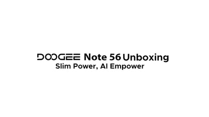 DOOGEE Note 56 Android 16 Smartphone, 6150Mah Battery, 8.45Mm Ultra-Thin + 6.56" HD + 90Hz, Octa Core, 24 GB(3+21)RAM + 64 GBROM 2TB TF, 4G Dual SIM, Face ID/GPS/OTG