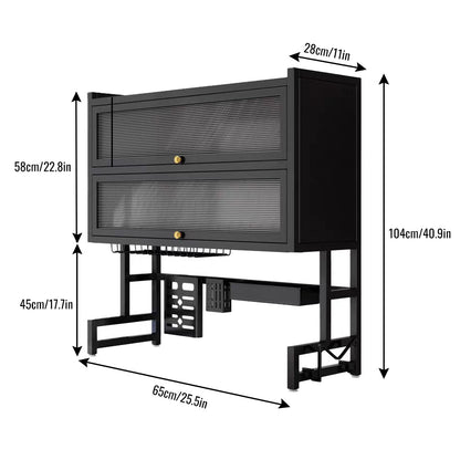 DOUBLE-LAYER DISH DRAINER WITH COVER – ORDER, HYGIENE AND MODERN DESIGN