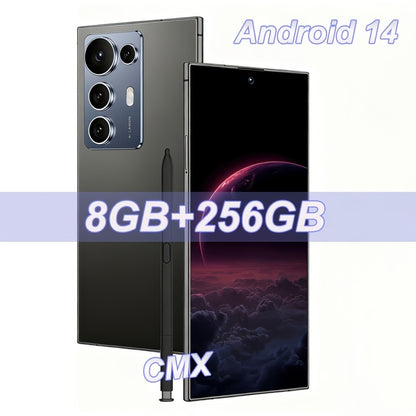 S25 Ultra 2025 14 Smartphone, 6.8" 8GB RAM + 256GB Storage, Sharp HD Front/Rear Cameras