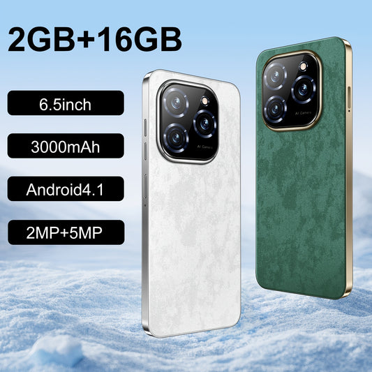 Android 8.1 Smartphone | 2Gb Ram+16Gb Storage, Dual Sim, 6.5 Inch Screen, Battery, 2Mp Front Camera, Gps, Wi-Fi, Type-C Charging