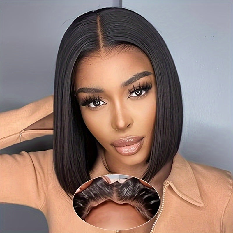 TIMOPOL Halloween Ready 5x1 Bob Lace Front Wig | 180% Plush Full Density & Baby-Soft Strands | Hyper-Real Natural Vibe | HD Invisible Transparent Lace | Stretchy Breathable Cap