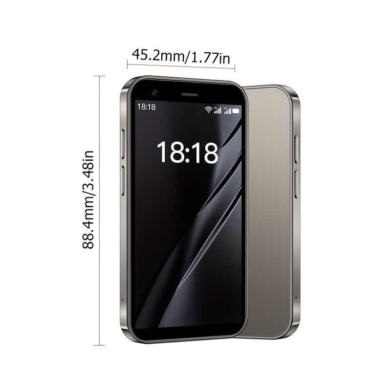 Mini Smartphone, 2GB RAM + 16GB ROM, 128GB Memory Expansion, 3G Network, Dual SIM, 3.0-inch HD Display