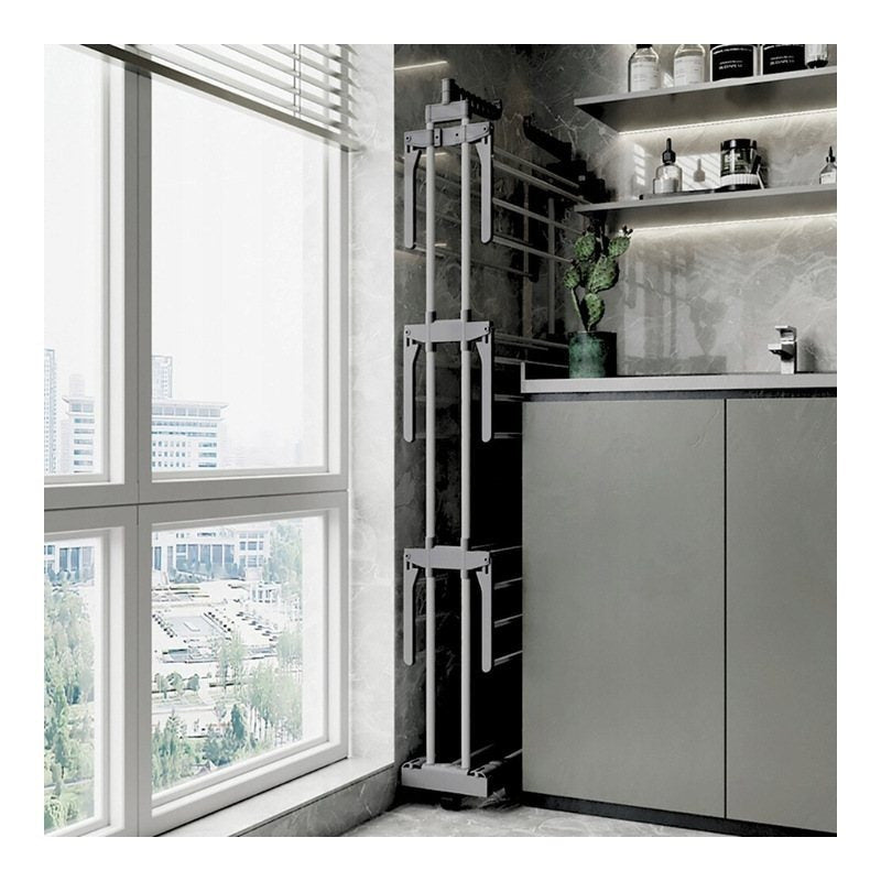 XXL Standing Clothes Drying Rack, Foldable, 3 Tiers, 6 Arms Maximum Load 50 Kg Space-Saving Ideal for Home And Apartment