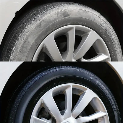 5 Cere per pneumatici auto annerente lucidante durevole Copre le macchie bianche