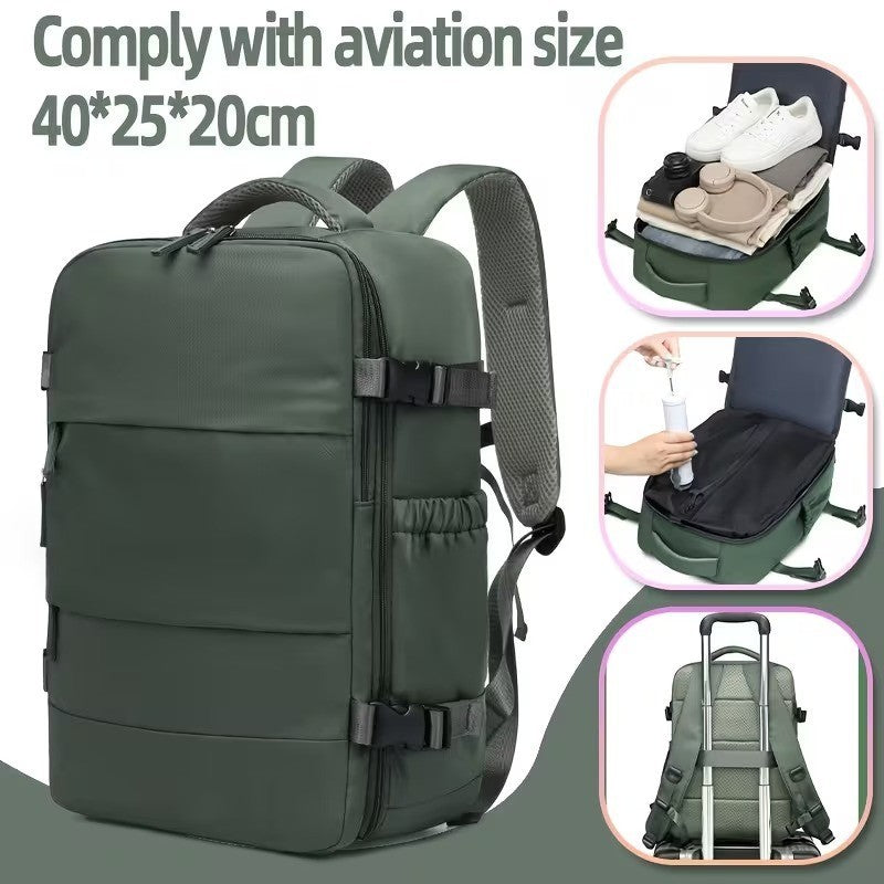 Zaino Compressore a Vuoto con Pompa Inclusa Borsa a Doppia Spalla Sigillata