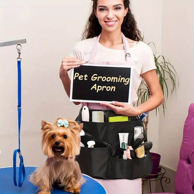 Grembiule per la pulizia professionale con 9 tasche e cintura regolabile in vita