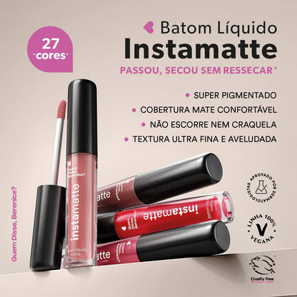 Amendoli Instamatte Beige Liquid Lipstick 4ml