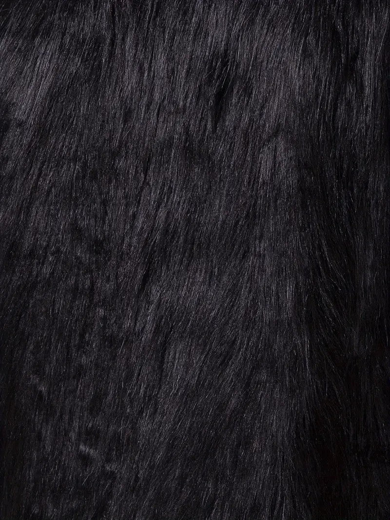 Cappotto di pelliccia sintetica da uomo cardigan invernale di lusso soffice