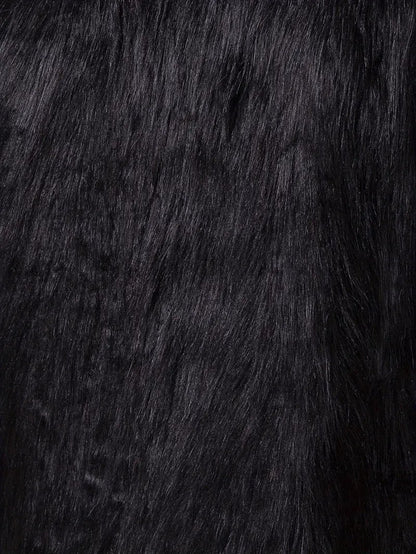 Cappotto di pelliccia sintetica da uomo cardigan invernale di lusso soffice