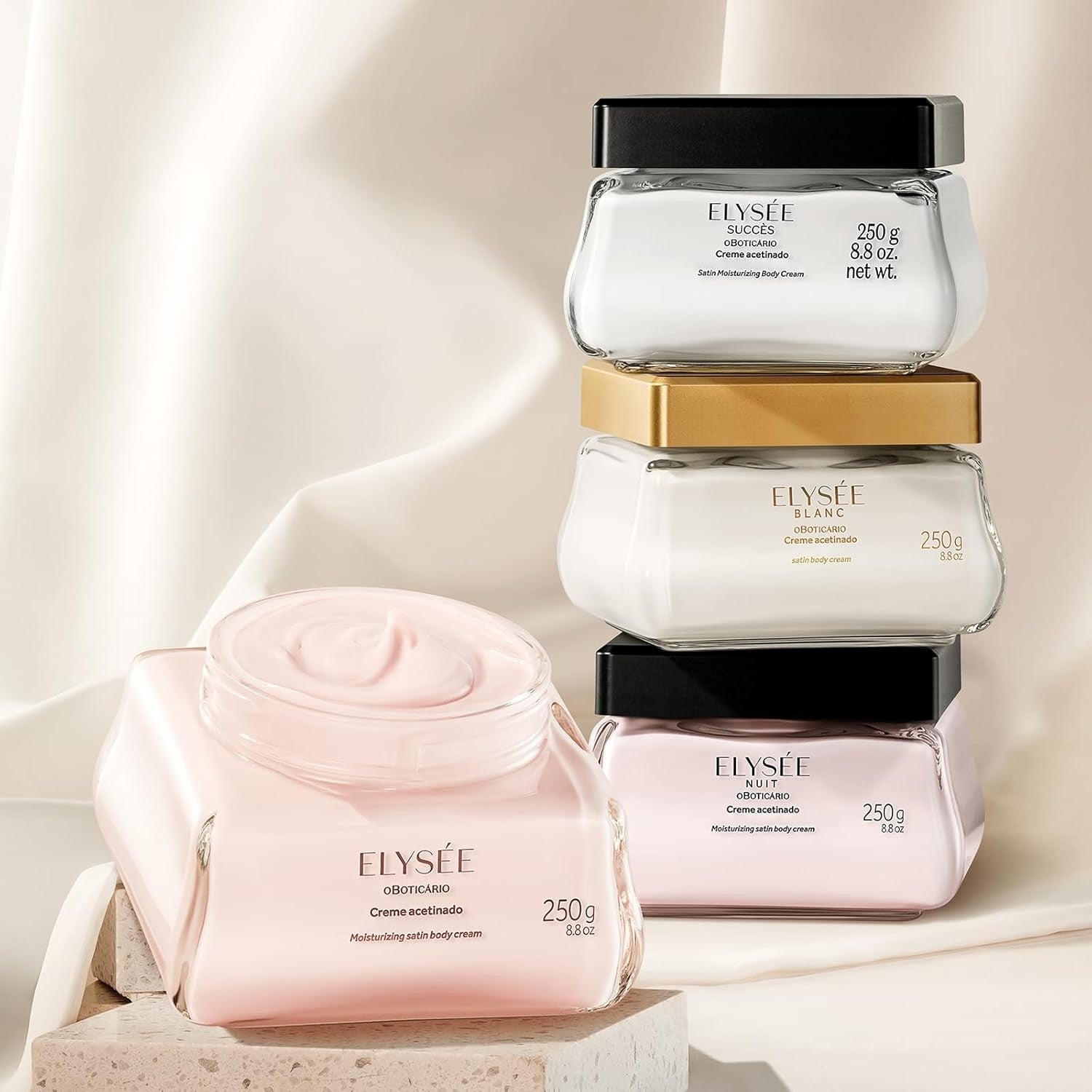 O Boticário Elysée Blanc Scented Moisturizing Body Cream Body Lotion 250g