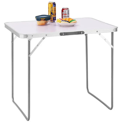 Tavolo da picnic pieghevole in alluminio tavolo per giardino e pranzi all'aperto