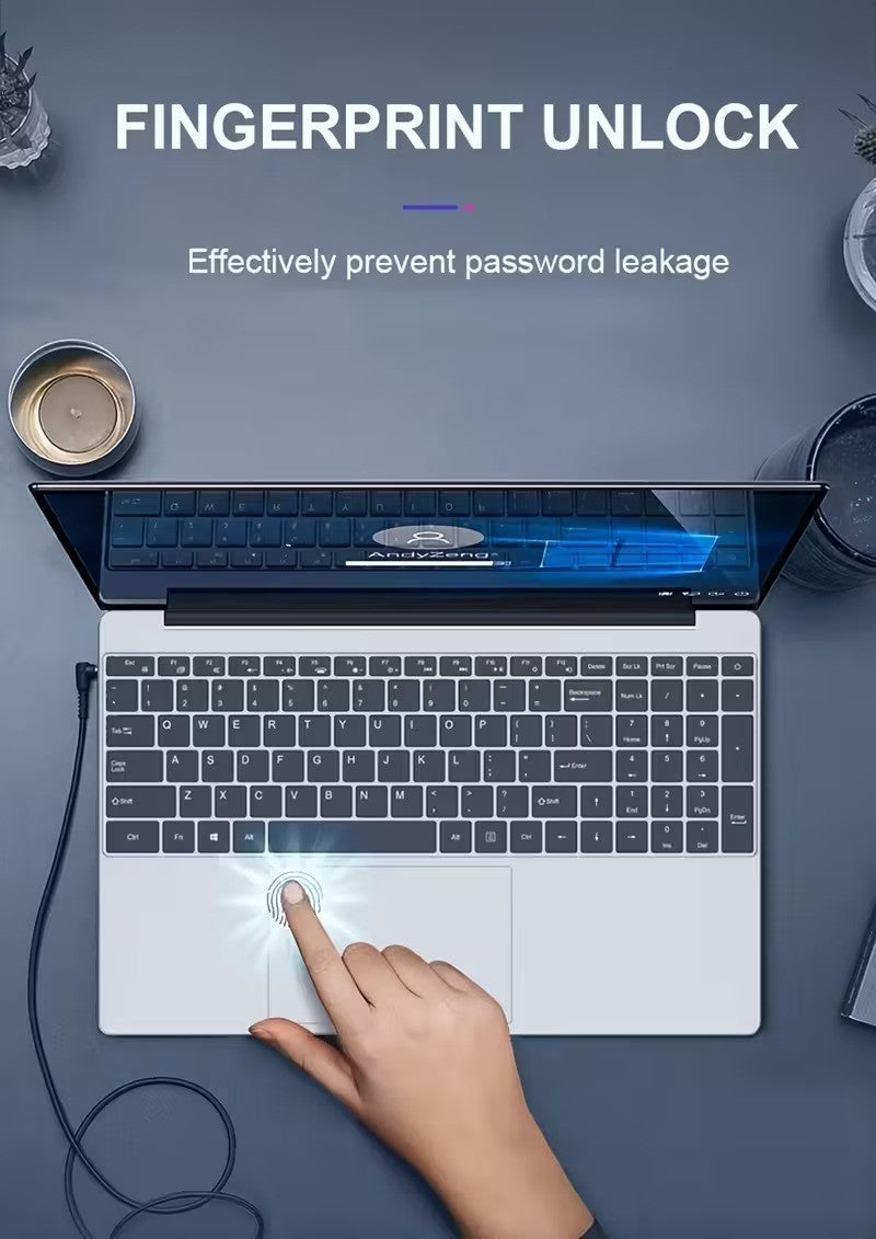 Intel Laptop N4000 2,6 GHz 15,6'' 16 GB SSD 1TB/2TB 1920*1080 Impronta Digitale