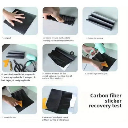 rotolo di protezione per il bordo della portiera dell'auto in fibra di carbonio