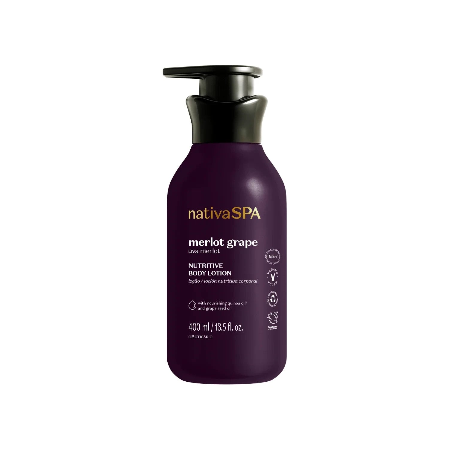 Nativa SPA Merlot Grape Body Lotion Oboticario