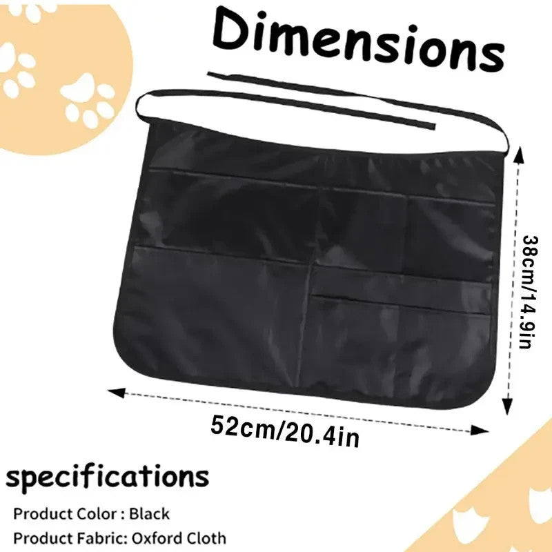 Grembiule per la pulizia professionale con 9 tasche e cintura regolabile in vita