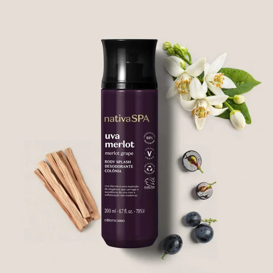 Nativa SPA Merlot Grape Body Splash Oboticario