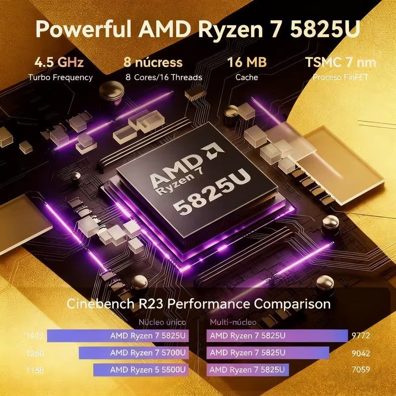 Ryzen 7 Gaming Laptop 16GB RAM 512GB SSD 15.6" FHD Display Intel Celeron N4000