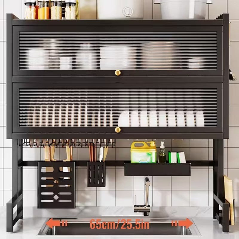 SCOLAPIATTI A DOPPIO STRATO CON COPERTURA – ORDINE, IGIENE E DESIGN MODERNO