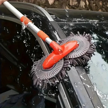 4 Moci per lavaggio auto con manico lungo spazzola per lavaggio auto