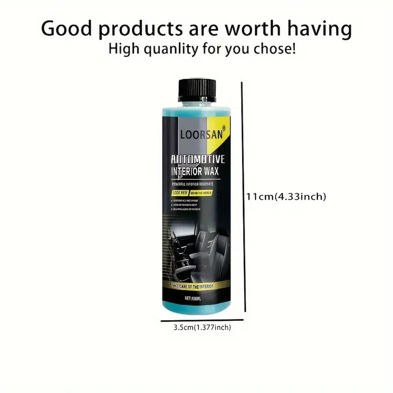 Ristrutturante per interni auto Rinnovamento di plastica e similpelle lucidatura