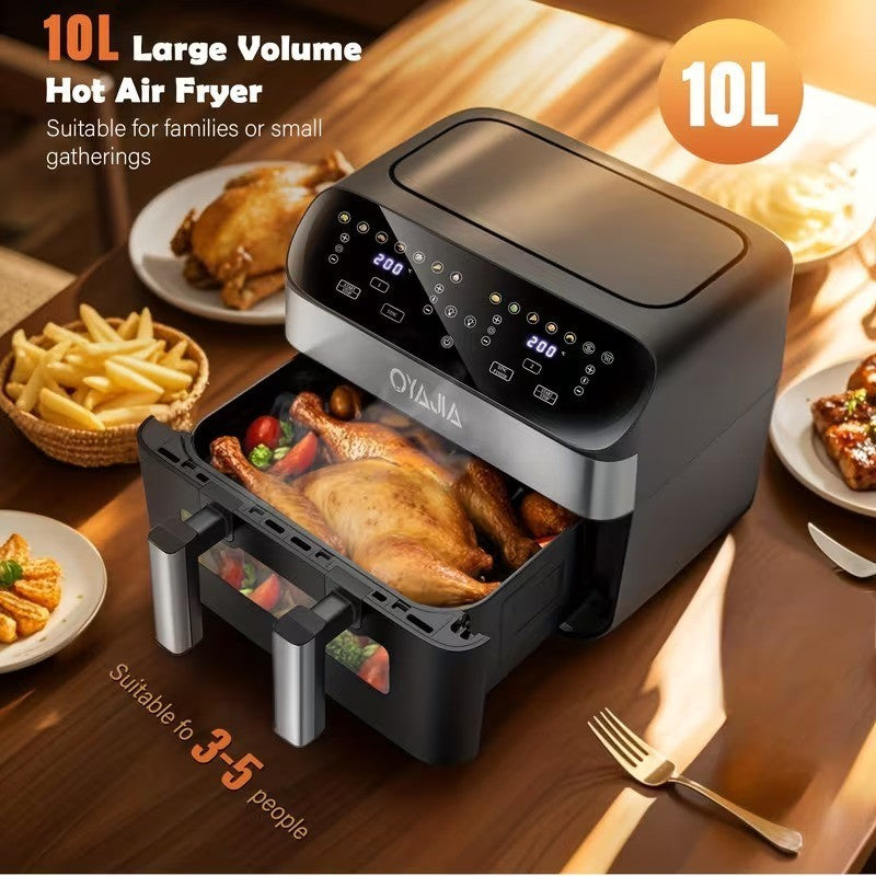 Tristar Aerofryer 10L Friggitrice a Doppio Cestello 10 in 1 200℃, 240V