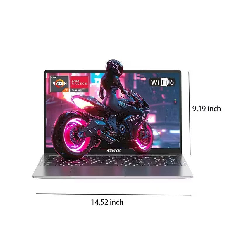 Ryzen 7 Gaming Laptop 16GB RAM 512GB SSD 15.6" FHD Display Intel Celeron N4000