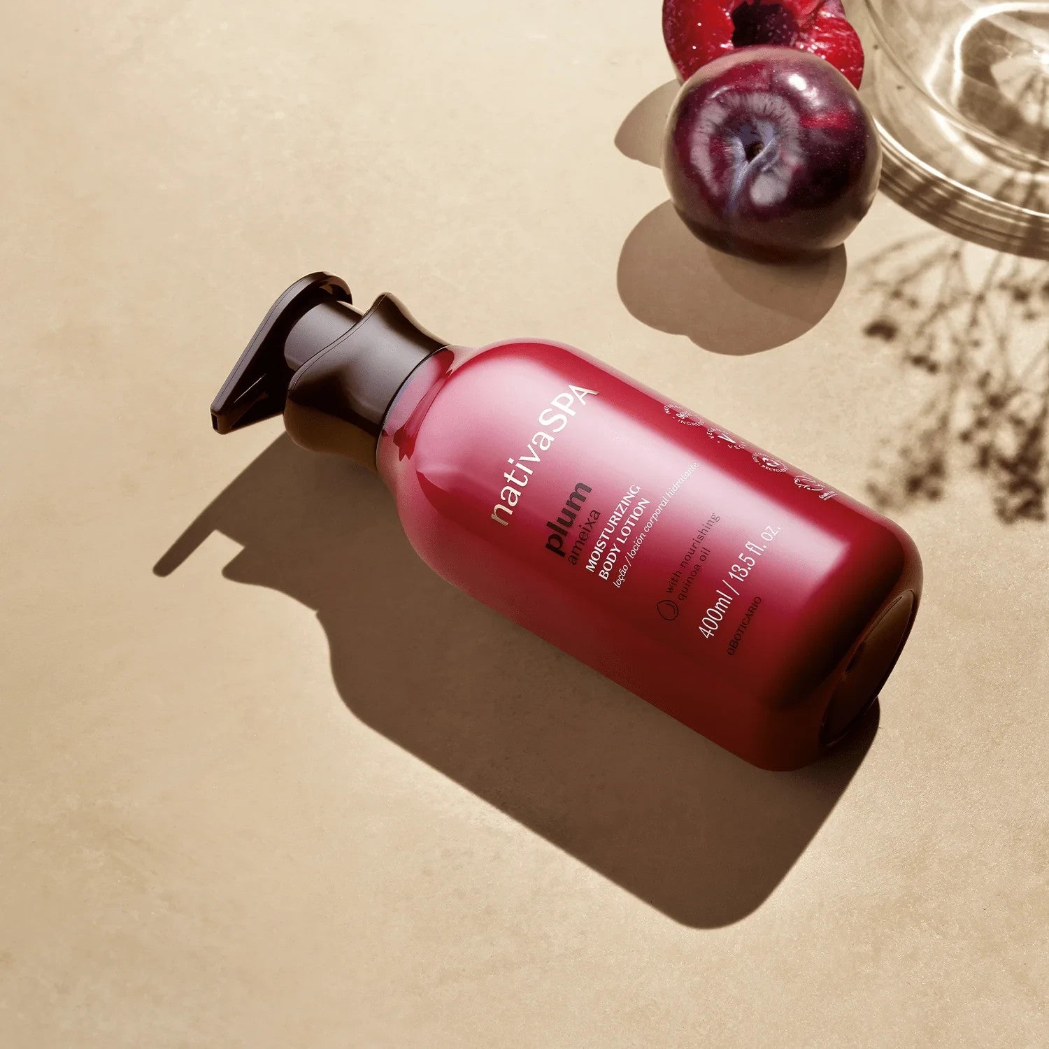 Nativa SPA Plum Moisturizing Body Lotion Oboticario