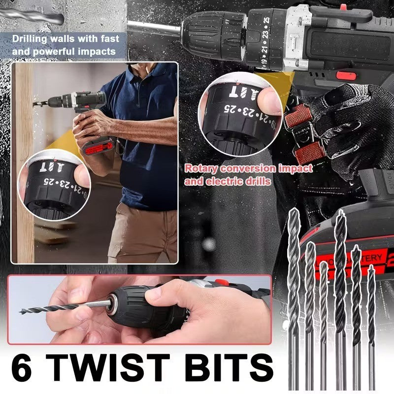 TRAPANO AVVITATORE A BATTERIA 21V 3 IN 1 – POTENZA, PRECISIONE E AFFIDABILITÀ