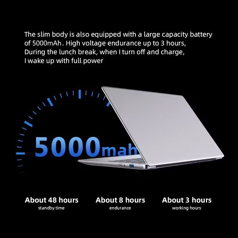 Intel Laptop N4000 2,6 GHz 15,6'' 16 GB SSD 1TB/2TB 1920*1080 Impronta Digitale