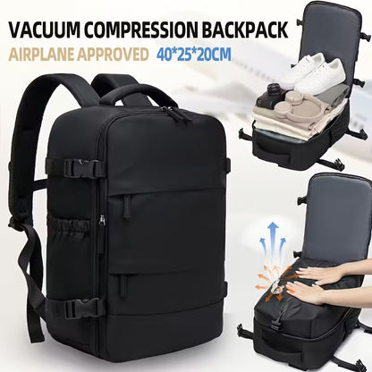 Zaino Compressore a Vuoto con Pompa Inclusa Borsa a Doppia Spalla Sigillata