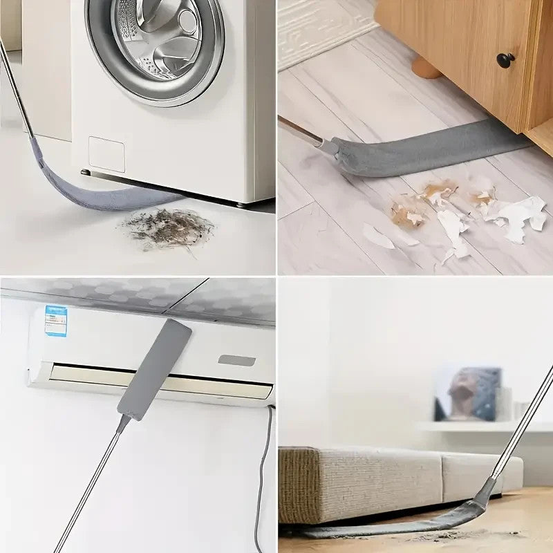 Kit spolverino in microfibra da 4 pezzi per la pulizia di ragnatele, persiane