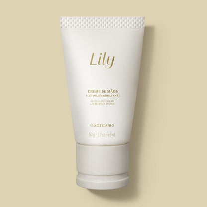 Lily Satin Hand Cream Oboticario