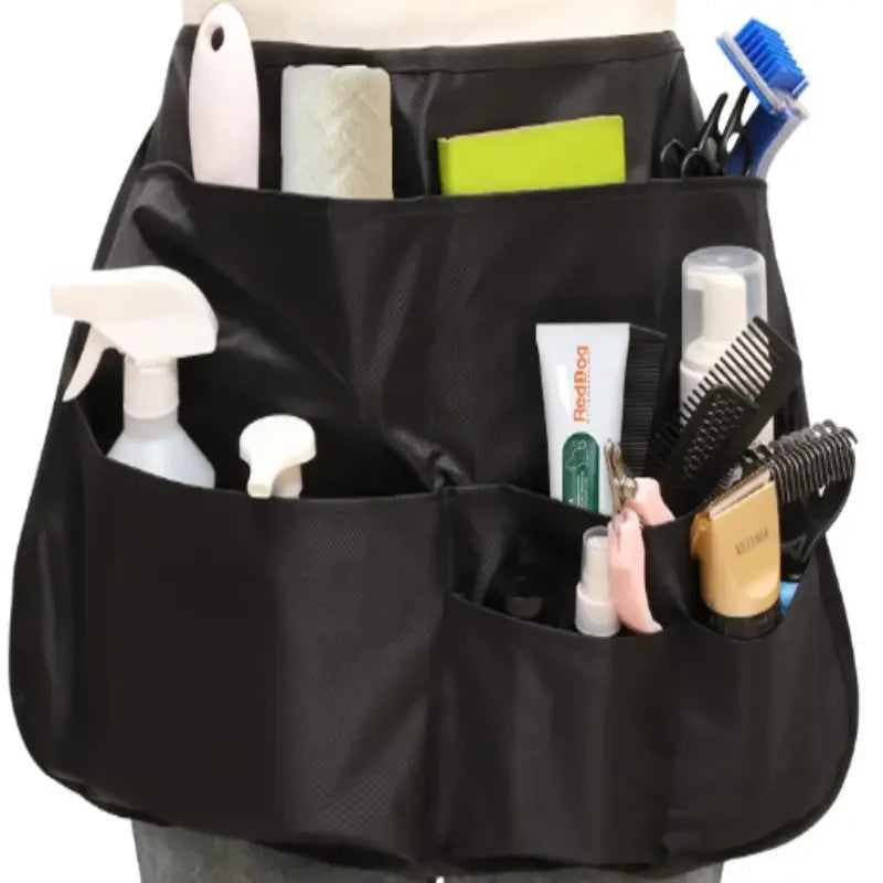 Grembiule per la pulizia professionale con 9 tasche e cintura regolabile in vita