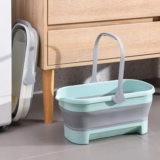 Secchio Pieghevole Resistente per Pulizia vetri, Pavimenti, Cucine, Bagni e Auto