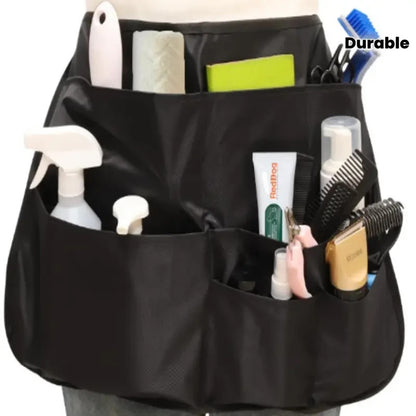 Grembiule per la pulizia professionale con 9 tasche e cintura regolabile in vita