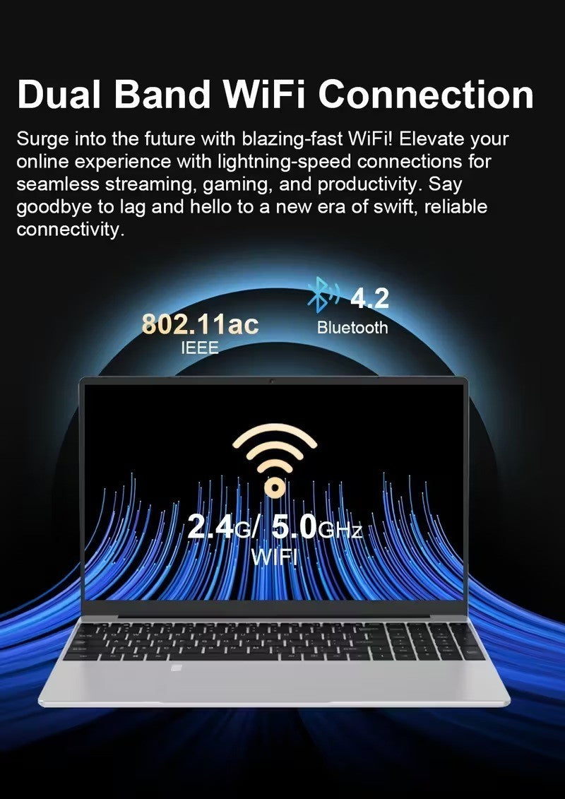 Intel Laptop N4000 2,6 GHz 15,6'' 16 GB SSD 1TB/2TB 1920*1080 Impronta Digitale