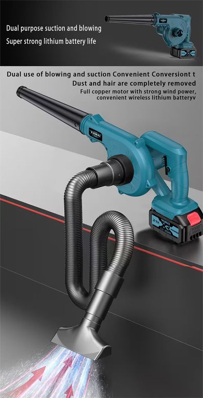 Soffiatore Batteria,300W 12000 r/min per la cura del prato, rimozione di foglie