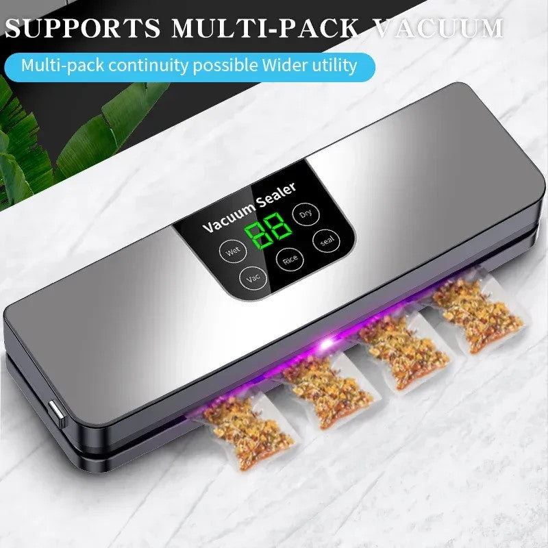 Sigillatrice Sottovuoto Ricaricabile USB Conservatore Automatico per Alimenti
