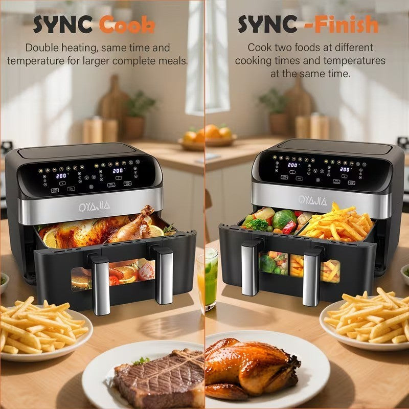 Tristar Aerofryer 10L Friggitrice a Doppio Cestello 10 in 1 200℃, 240V