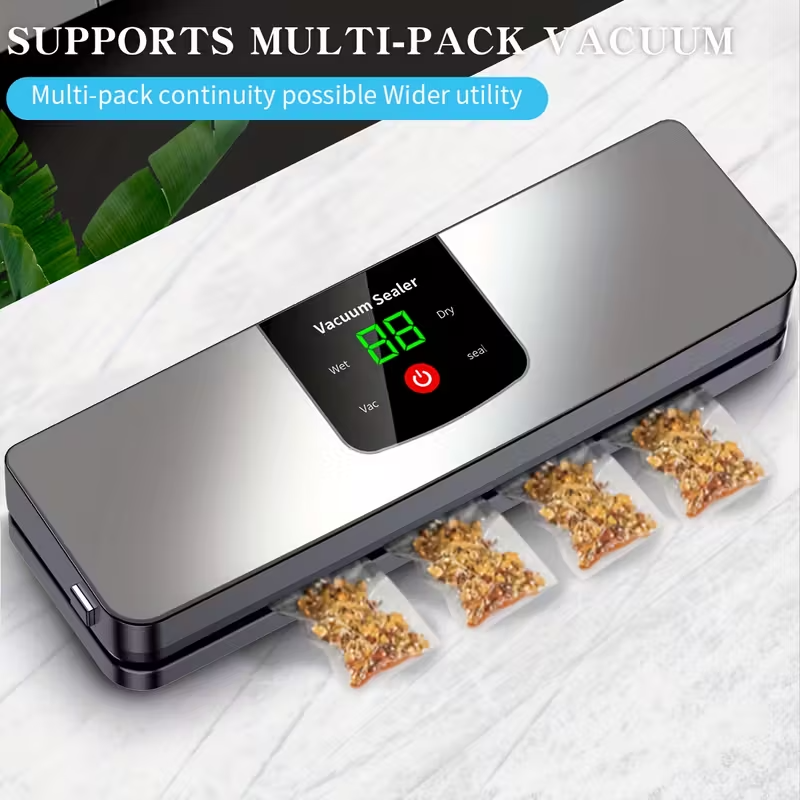 Sigillatrice Sottovuoto Ricaricabile USB Conservatore Automatico per Alimenti