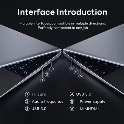 Intel Laptop N4000 2,6 GHz 15,6'' 16 GB SSD 1TB/2TB 1920*1080 Impronta Digitale