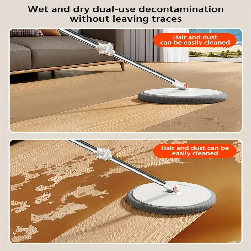 Set Mocio e Secchio con 6 Panni in Microfibra Pulitore Efficace per pavimenti